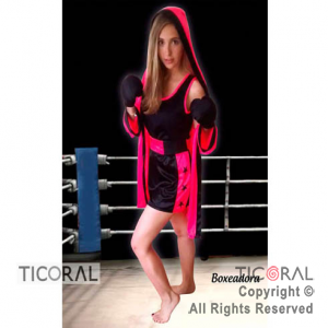 DISFRAZ BOXEADORA ADULTO CAND TALLE 2 x 1